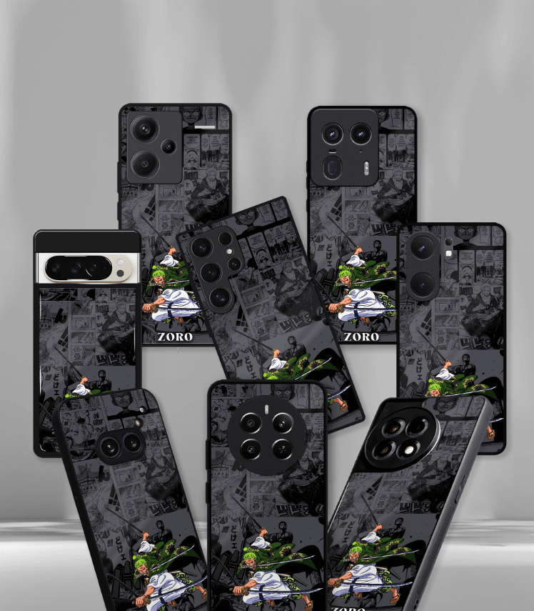 anime printed premium glossy phone case compatible for all phone models
