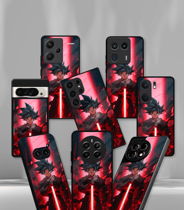 anime printed premium glossy phone case compatible for all phone models