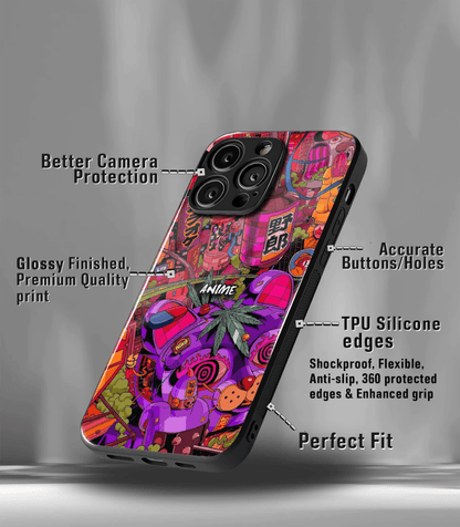 Anime printed Premium Glossy Phone Case compatible for all phone models