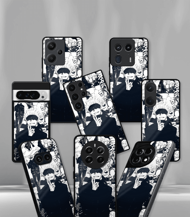 anime printed premium glossy phone case compatible for all phone models