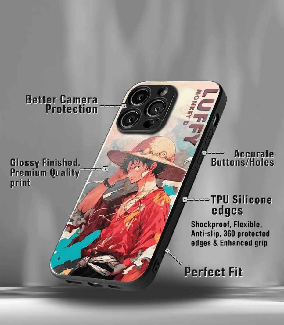 anime printed premium glossy phone case compatible for all phone models