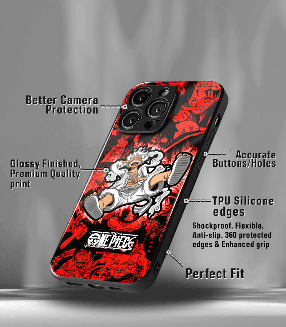 anime printed premium glossy phone case compatible for all phone models