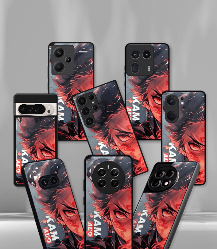anime printed premium glossy phone case compatible for all phone models