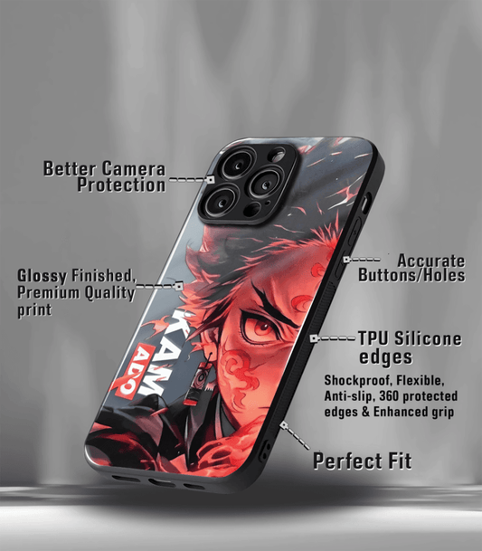 Anime printed Premium Glossy Phone Case compatible for all phone models