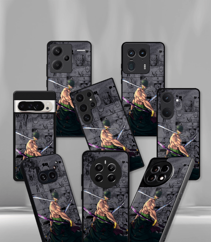 anime printed premium glossy phone case compatible for all phone models