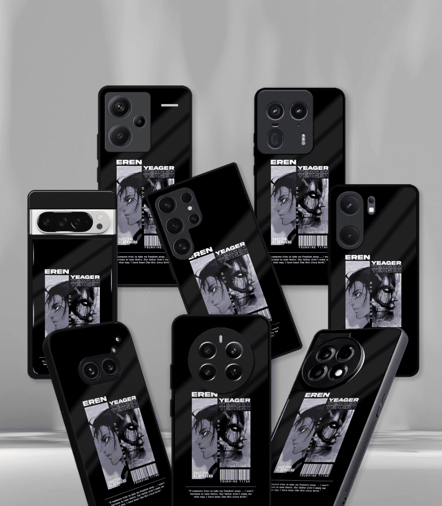 anime printed premium glossy phone case compatible for all phone models