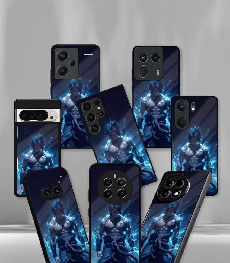 anime printed premium glossy phone case compatible for all phone models