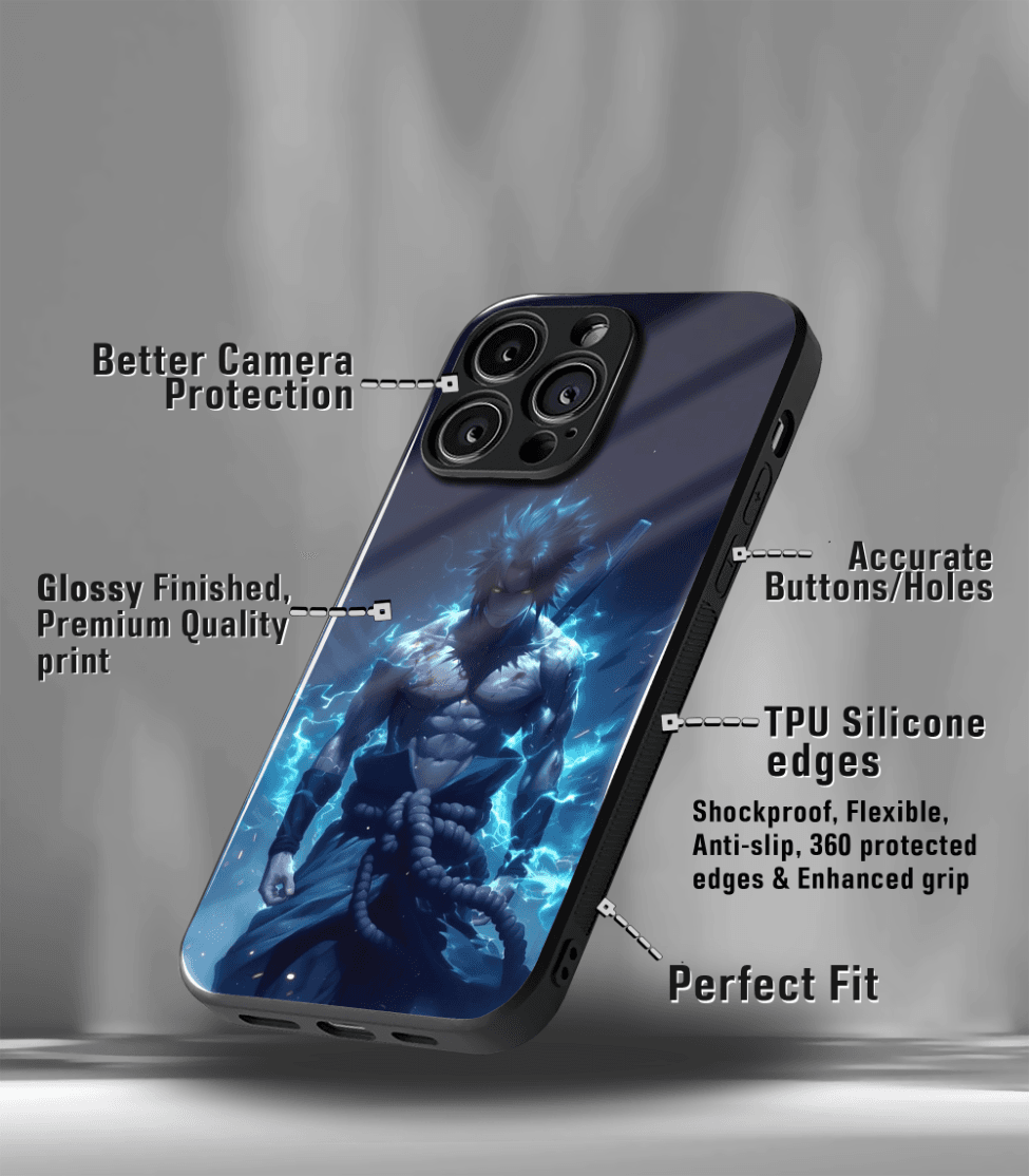 anime printed premium glossy phone case compatible for all phone models