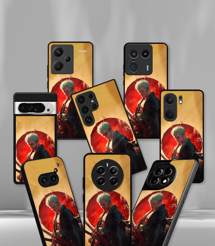 anime printed premium glossy phone case compatible for all phone models