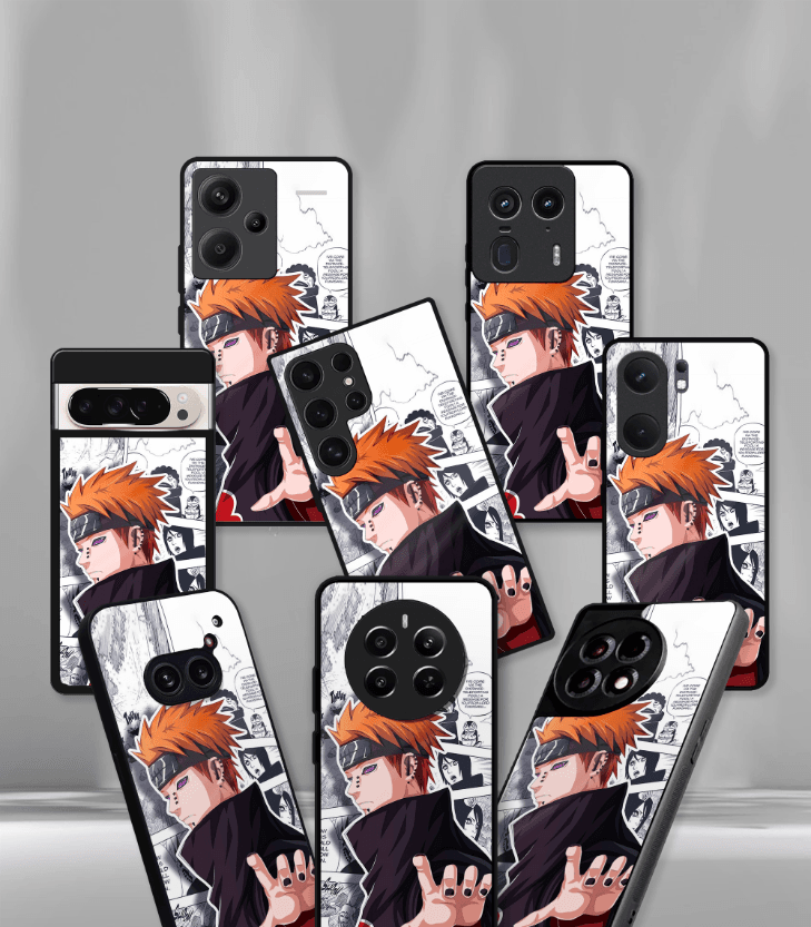 anime printed premium glossy phone case compatible for all phone models