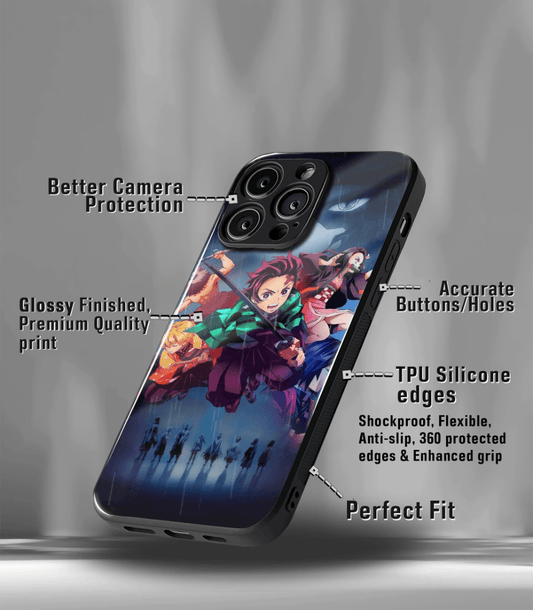 Anime printed Premium Glossy Phone Case compatible for all phone models