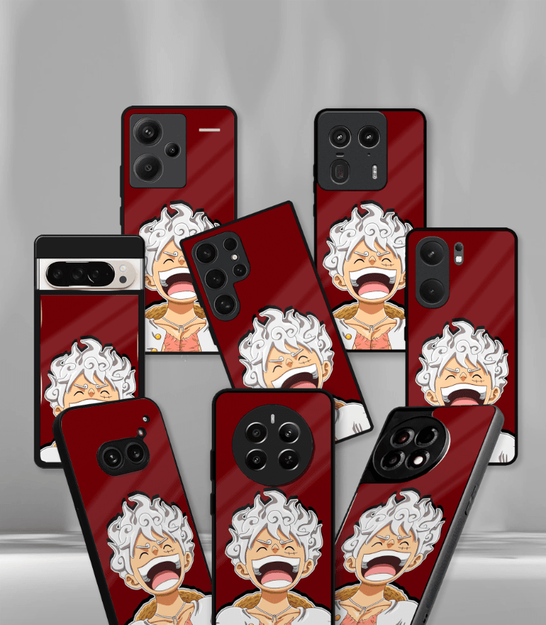 anime printed premium glossy phone case compatible for all phone models