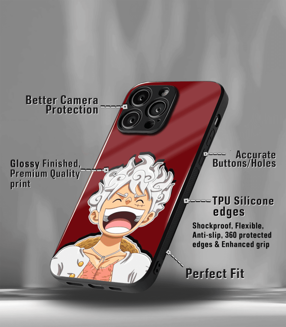 anime printed premium glossy phone case compatible for all phone models