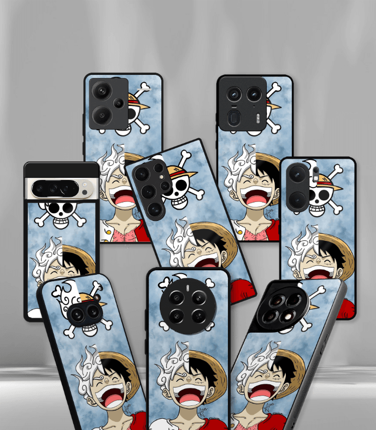 anime printed premium glossy phone case compatible for all phone models