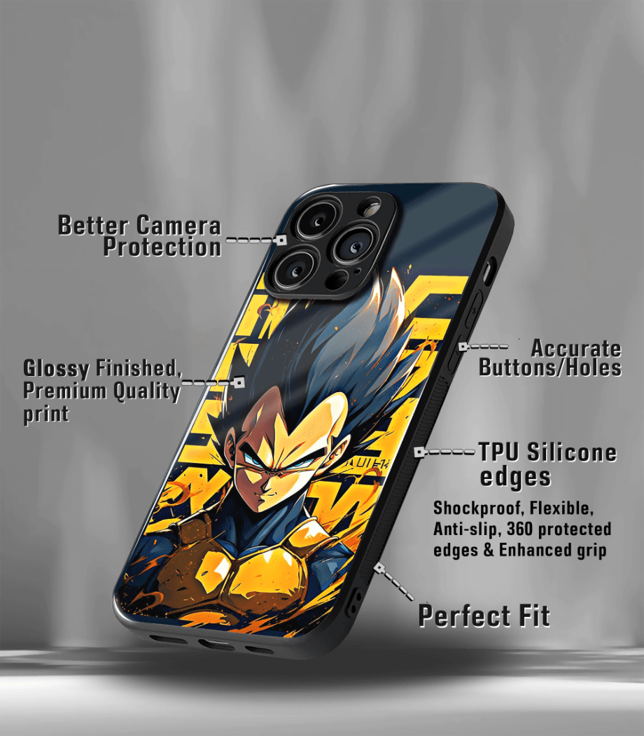 anime printed premium glossy phone case compatible for all phone models