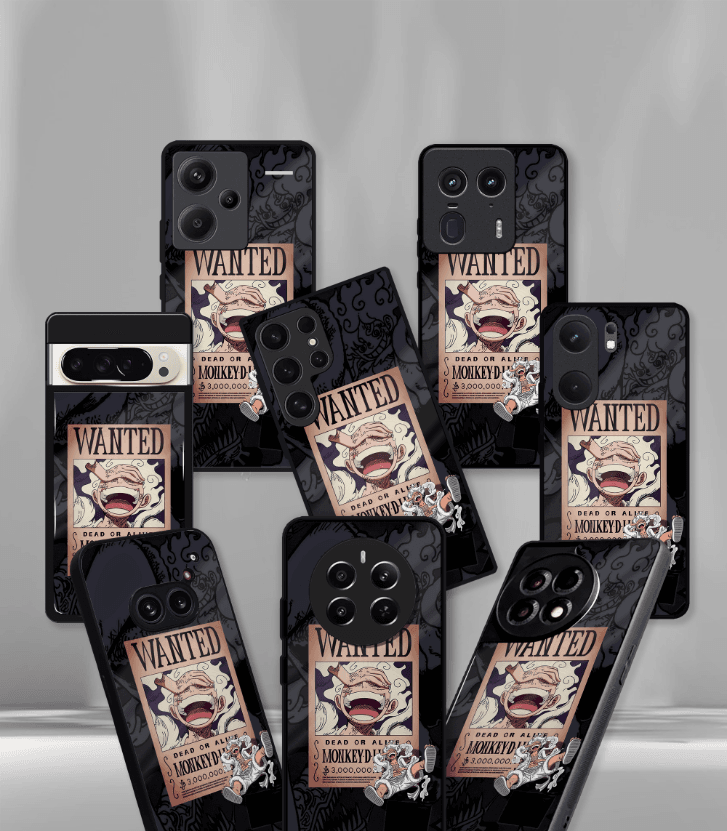 anime printed premium glossy phone case compatible for all phone models
