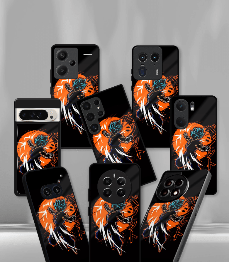 anime printed premium glossy phone case compatible for all phone models