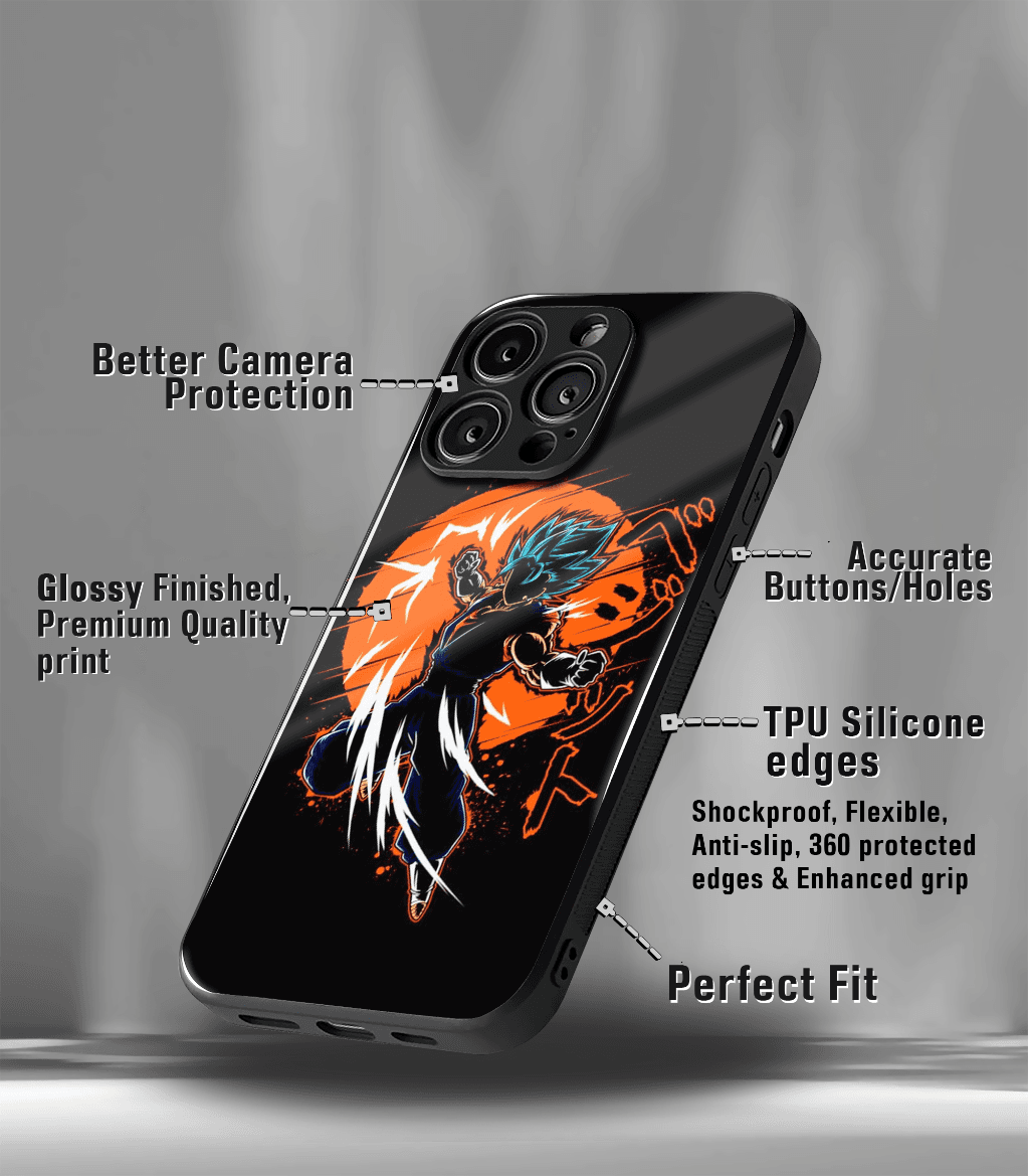 anime printed premium glossy phone case compatible for all phone models