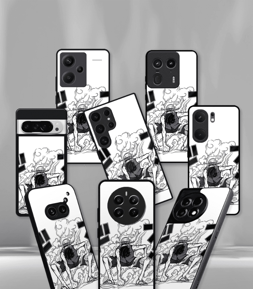 anime printed premium glossy phone case compatible for all phone models