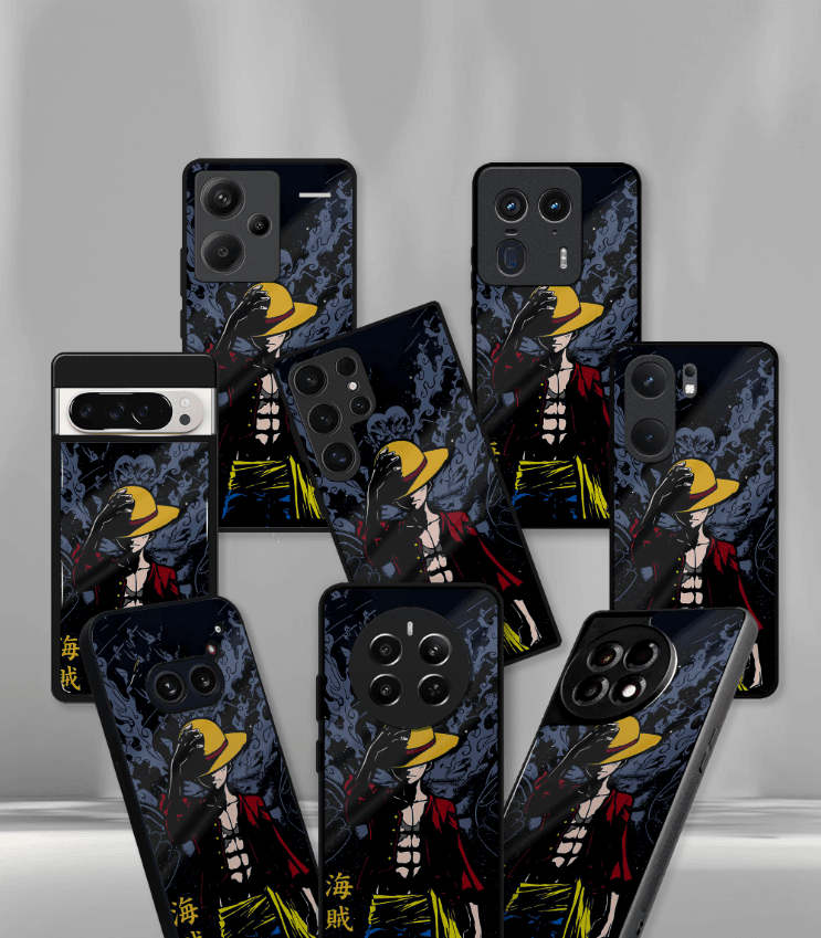 anime printed premium glossy phone case compatible for all phone models