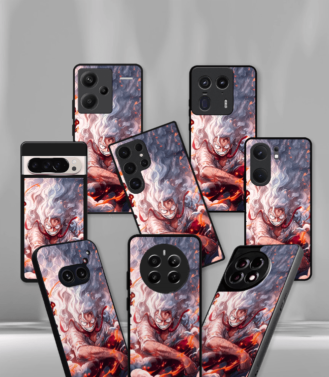 anime printed premium glossy phone case compatible for all phone models