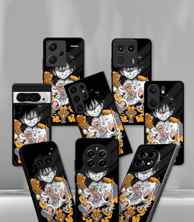 anime printed premium glossy phone case compatible for all phone models