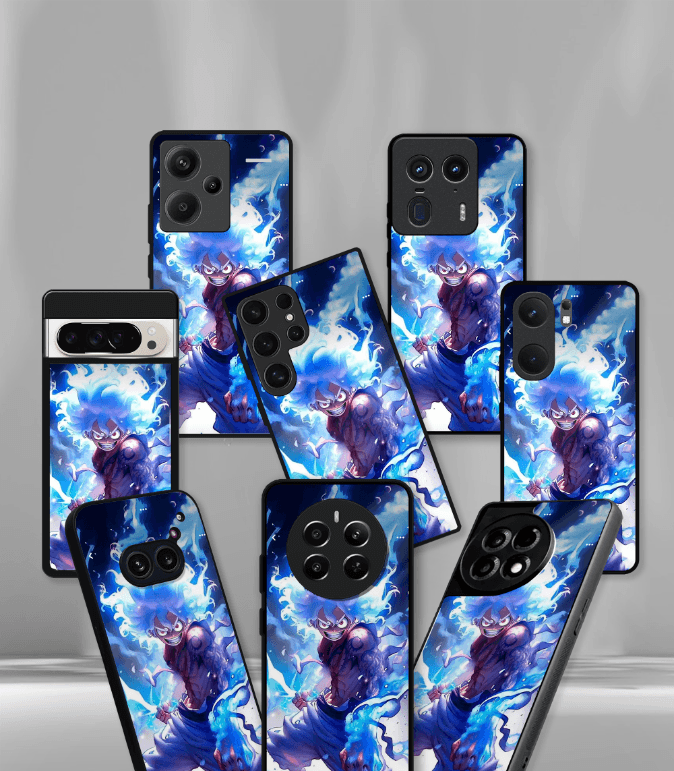 anime printed premium glossy phone case compatible for all phone models