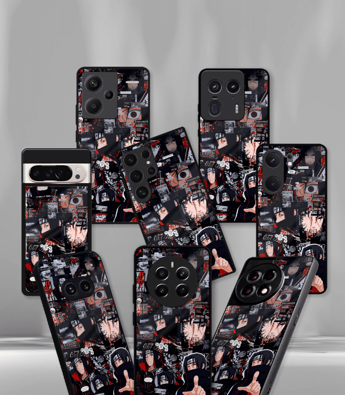anime printed premium glossy phone case compatible for all phone models