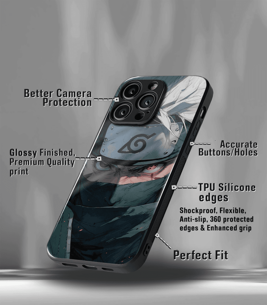 anime printed premium glossy phone case compatible for all phone models