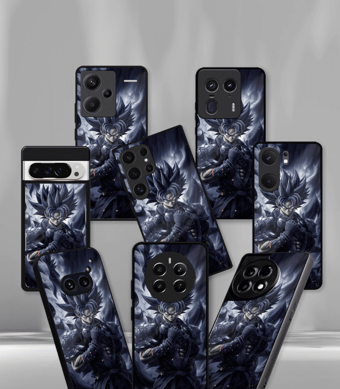 anime printed premium glossy phone case compatible for all phone models