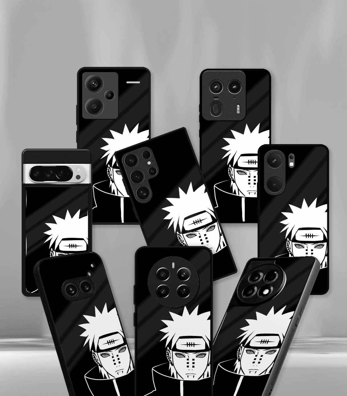 anime printed premium glossy phone case compatible for all phone models