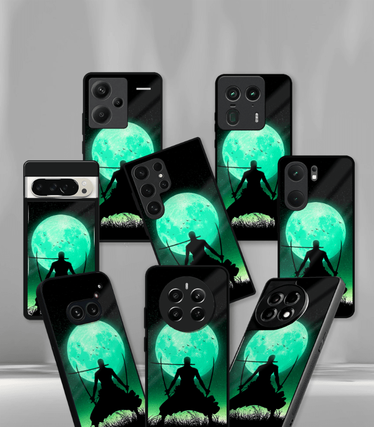 anime printed premium glossy phone case compatible for all phone models