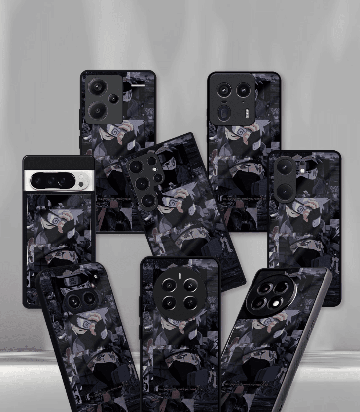 anime printed premium glossy phone case compatible for all phone models