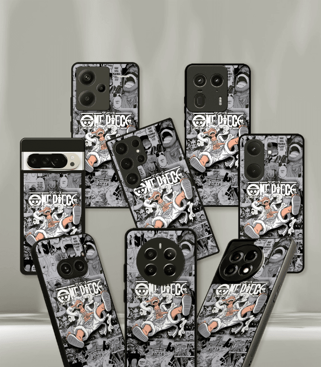 anime printed premium glossy phone case compatible for all phone models