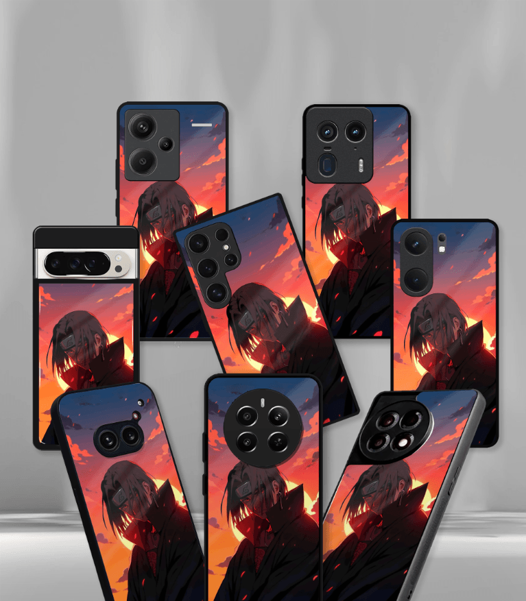 anime printed premium glossy phone case compatible for all phone models