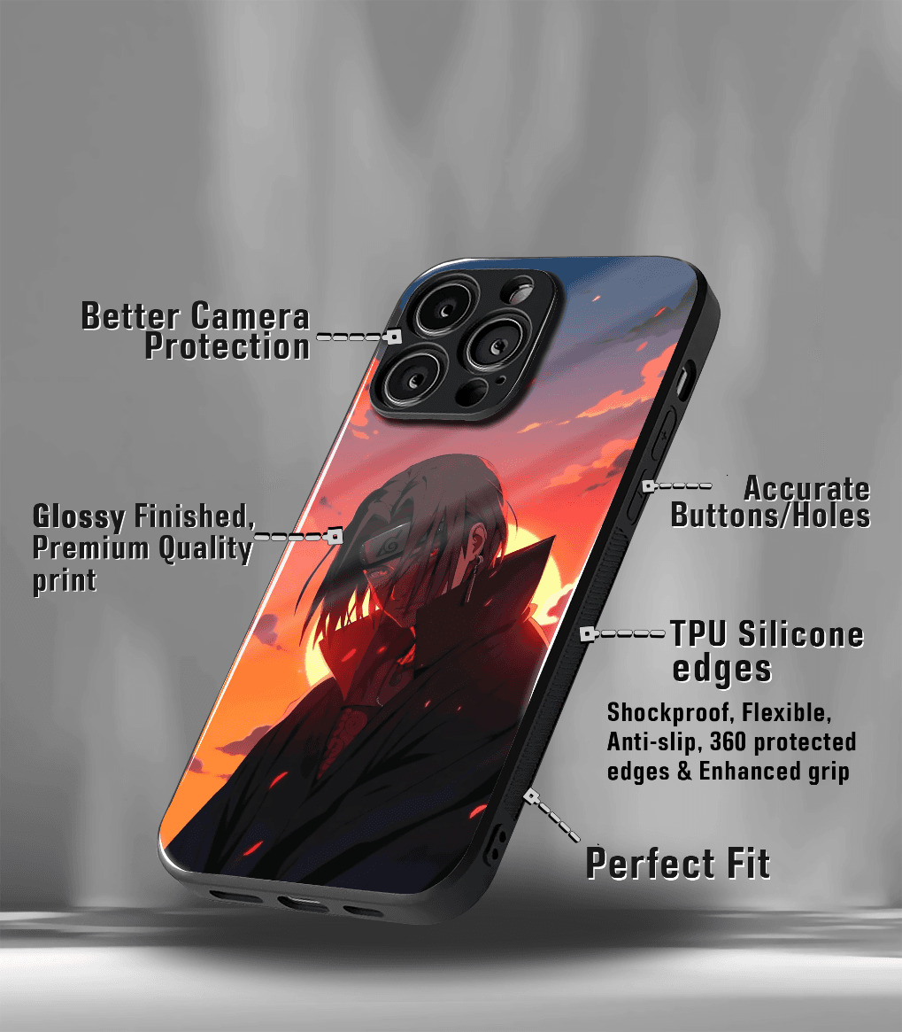anime printed premium glossy phone case compatible for all phone models