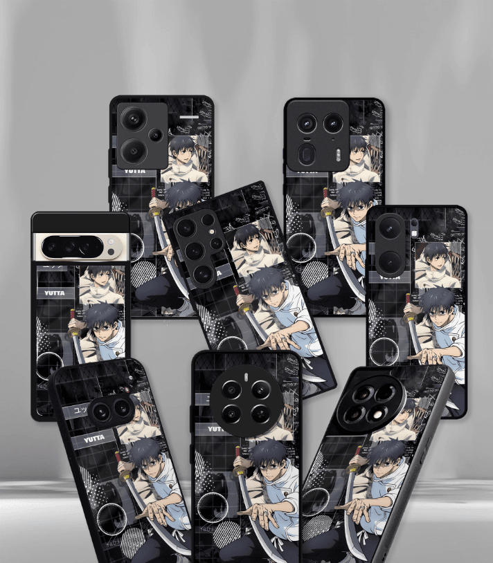 anime printed premium glossy phone case compatible for all phone models