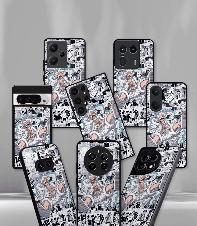 anime printed premium glossy phone case compatible for all phone models