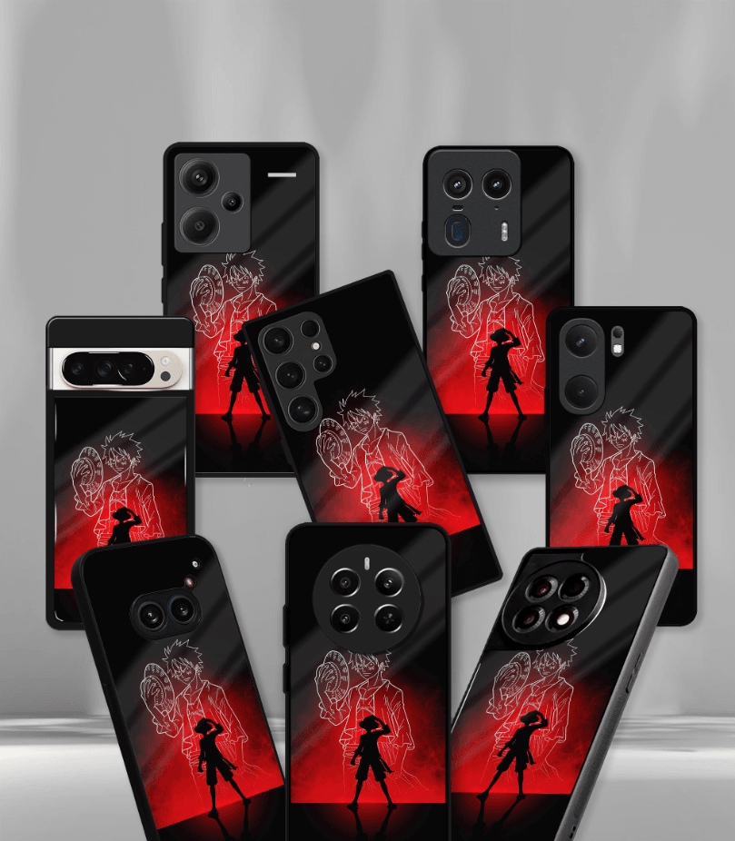 anime printed premium glossy phone case compatible for all phone models