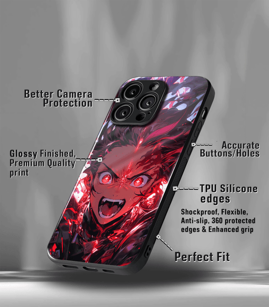 Anime printed Premium Glossy Phone Case compatible for all phone models