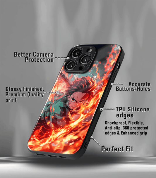 Anime printed Premium Glossy Phone Case compatible for all phone models