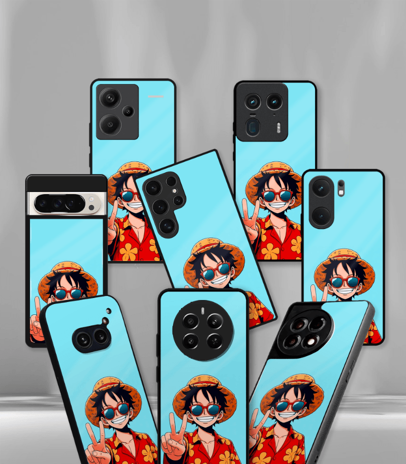 anime printed premium glossy phone case compatible for all phone models