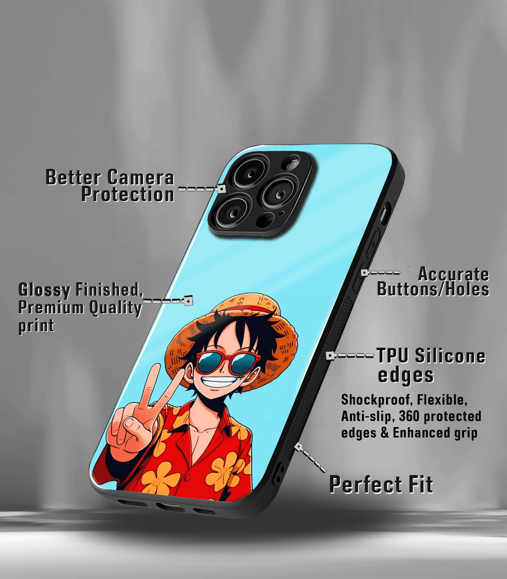 anime printed premium glossy phone case compatible for all phone models