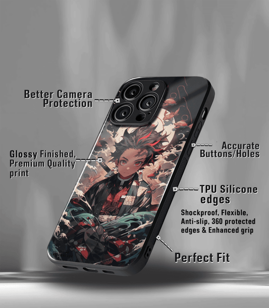 Anime printed Premium Glossy Phone Case compatible for all phone models