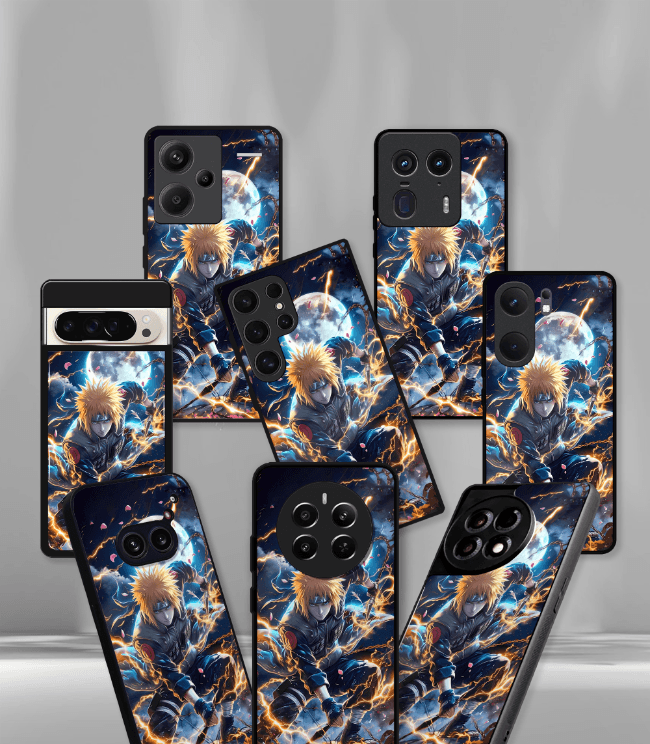 anime printed premium glossy phone case compatible for all phone models