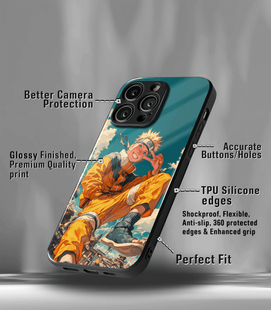 Anime printed Premium Glossy Phone Case compatible for all phone models