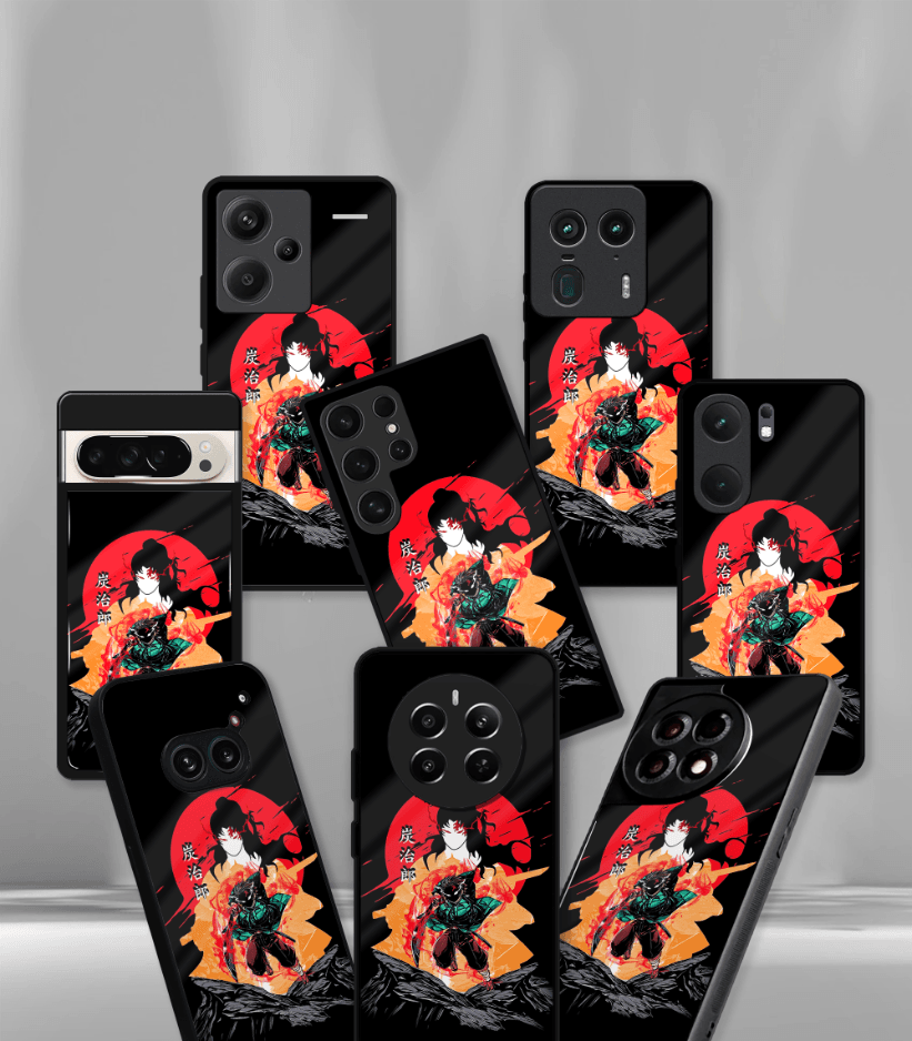 anime printed premium glossy phone case compatible for all phone models