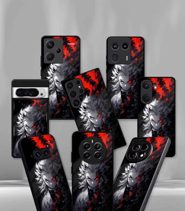anime printed premium glossy phone case compatible for all phone models