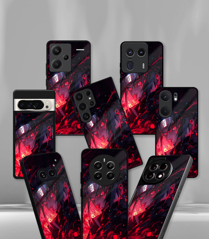 anime printed premium glossy phone case compatible for all phone models