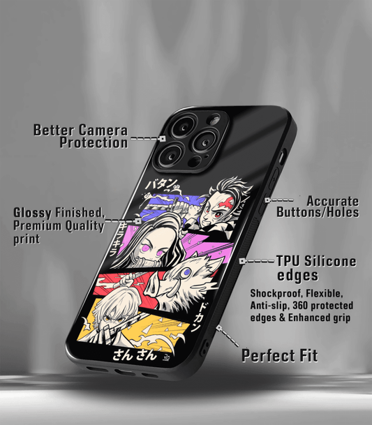 Anime printed Premium Glossy Phone Case compatible for all phone models